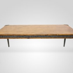 Dining Table with Industrial Legs