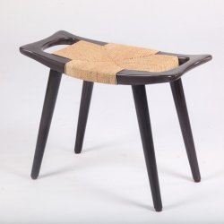Low Wooven Stool